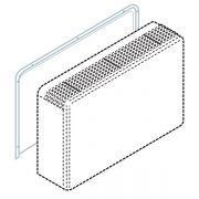 Tylny panel - w przypadku montażu jako model stojący