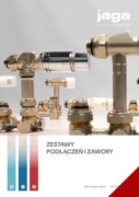 Zestawy podłączeń <br>i zawory Jaga